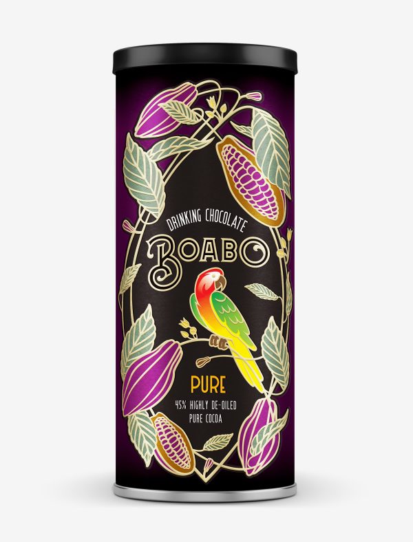 Trinkschokolade Boabo Pure 45% – Bild 2